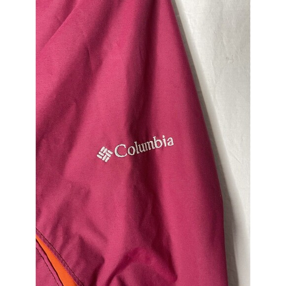 WOMEN COLUMBIA INTERCHANGE JACKET OUTER LINED SHELL OMNI SHIELD HOOD SKI RAIN L - Picture 2 of 16